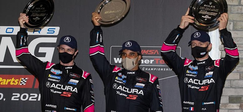 Lee más sobre el artículo Juan Pablo Montoya conquistó un lugar en el podio de las 12 Horas de Sebring