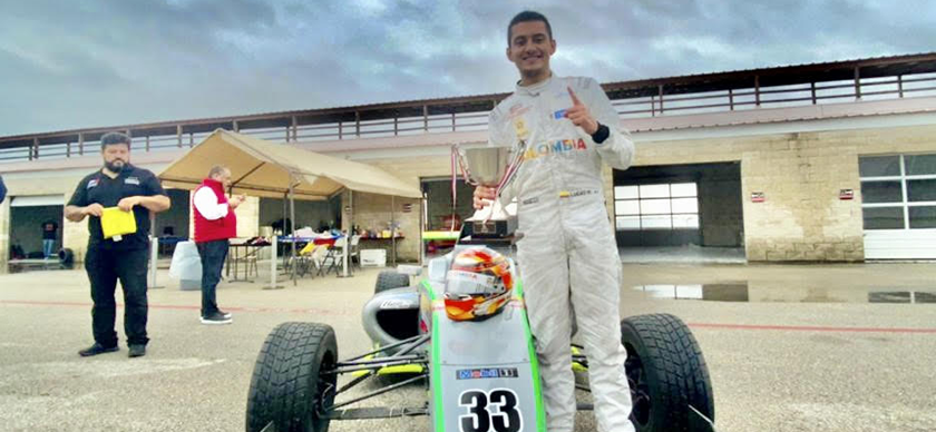 Lucas Medina sumó un triunfo y dos segundos lugares en la primera válida del Nacam FIA de F4