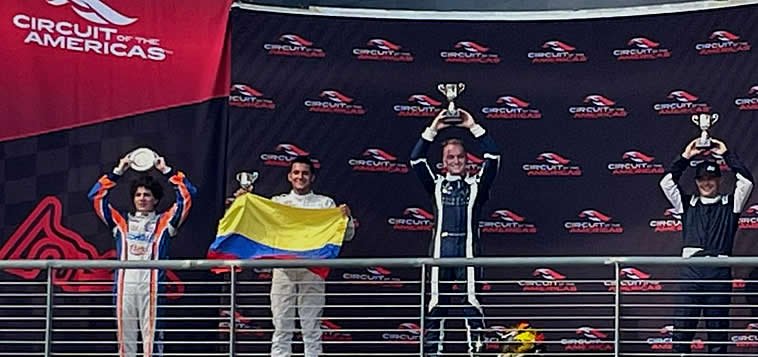 Pole y triple podio para Lucas en la tercera ronda del Nacam FIA de F4 en EE.UU.