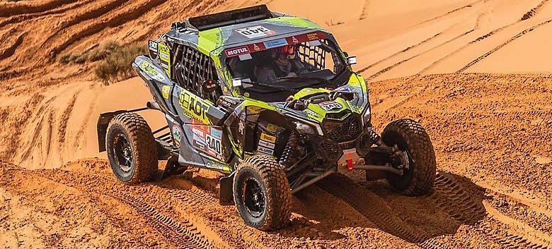 Lee más sobre el artículo Javier Vélez y Mateo Moreno avanzan en el Rally Dakar 2022