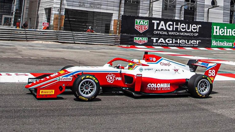 Lee más sobre el artículo Sebastián Montoya y Nico Baptiste debutaron en el circuito de Mónaco en la tercera ronda de la Fórmula Regional Europea