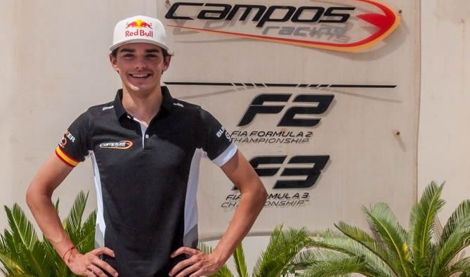 Lee más sobre el artículo Sebastián Montoya, debutará con el Campos Racing en el FIA F3 este fin de semana