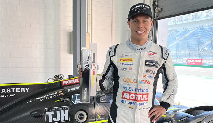 Lee más sobre el artículo Podio de Oscar Tunjo en la tercera fecha de la Copa Alemana de Prototipos, celebrada en Lauzitzring