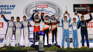Juan Pablo Montoya y Sebastián Montoya conquistaron el podio en el Petit Le Mans de IMSA