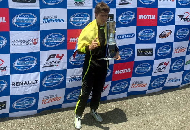 Lee más sobre el artículo Doble podio de Pedro Juan Moreno en el Nacam FIA F4 en Querétaro