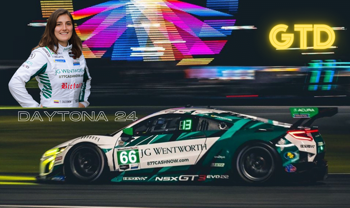 Lee más sobre el artículo Tatiana Calderón tercera en la parrilla GTD para las 24 H de  Daytona