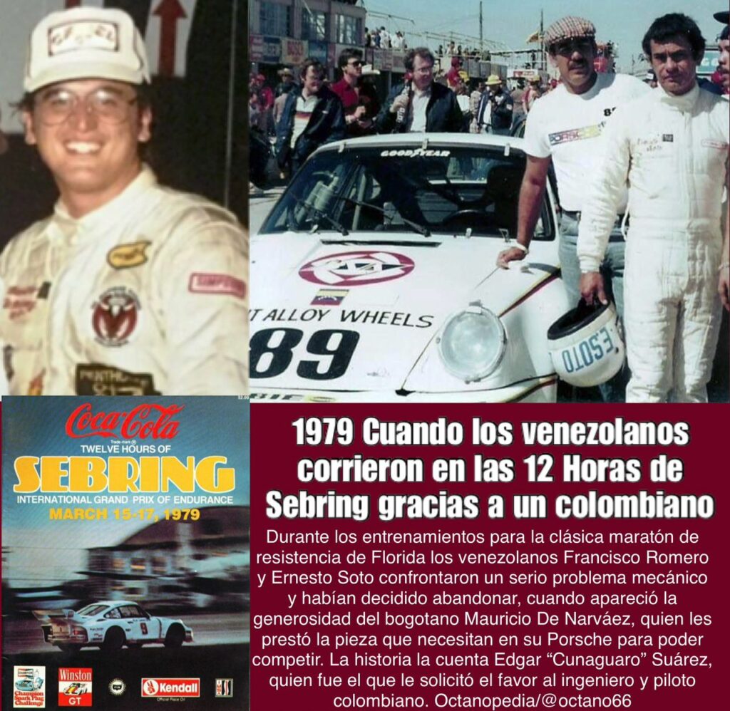 Cuando los venezolanos corrieron en las 12H de Sebring gracias a un colombiano