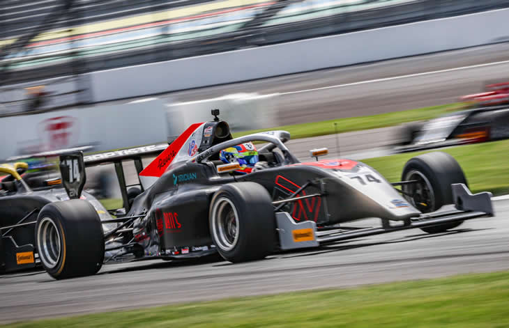 Lee más sobre el artículo Obstáculos inexplicables y aprendizaje para Nico Baptiste en Mid Ohio