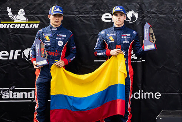 Lee más sobre el artículo Podio para Pedro Juan Moreno y Jerónimo Berrío en válida de la Ligier European Series en Spa Francorchamps