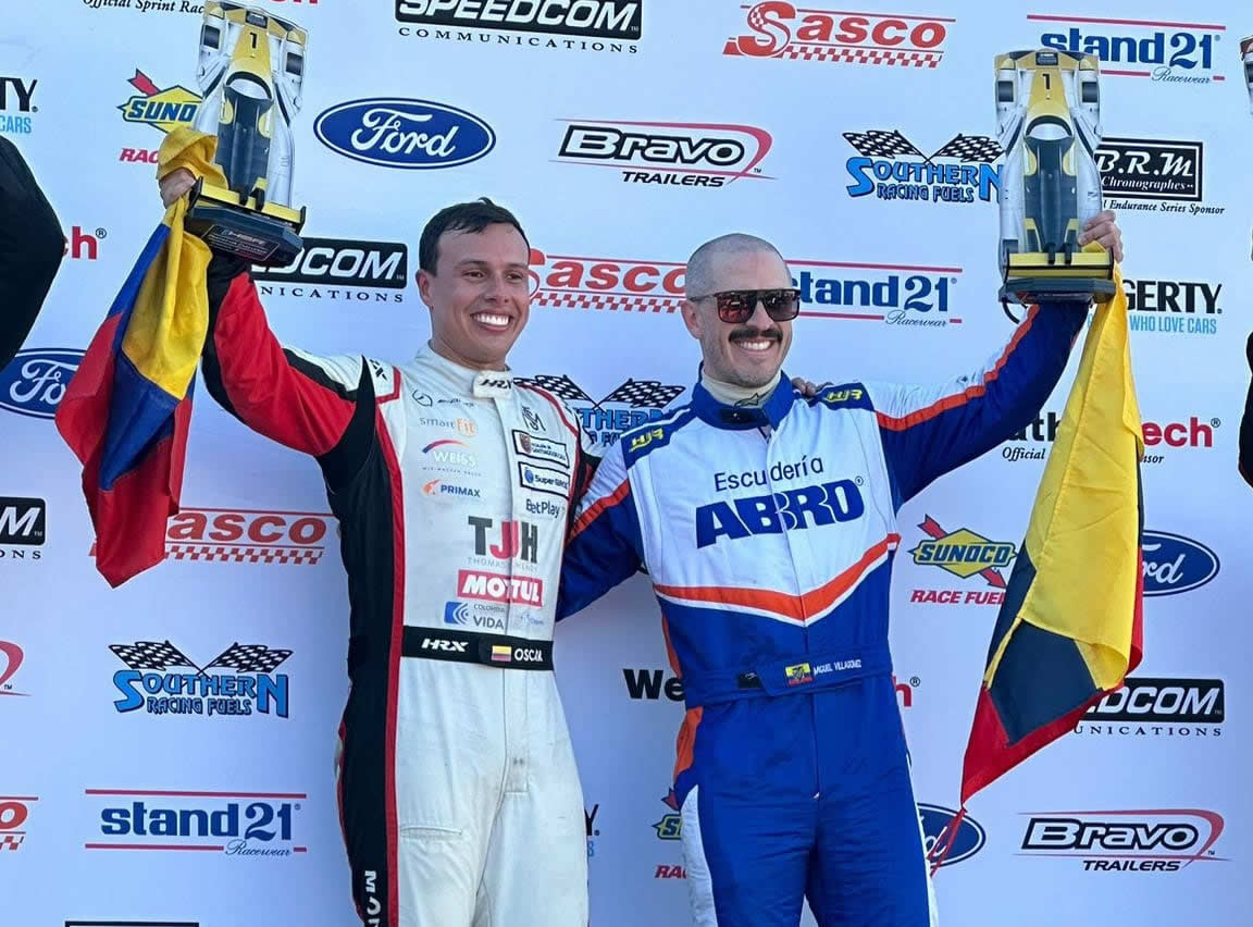Lee más sobre el artículo Victoria de Oscar Tunjo en válida del IMSA HSR en Road Atlanta