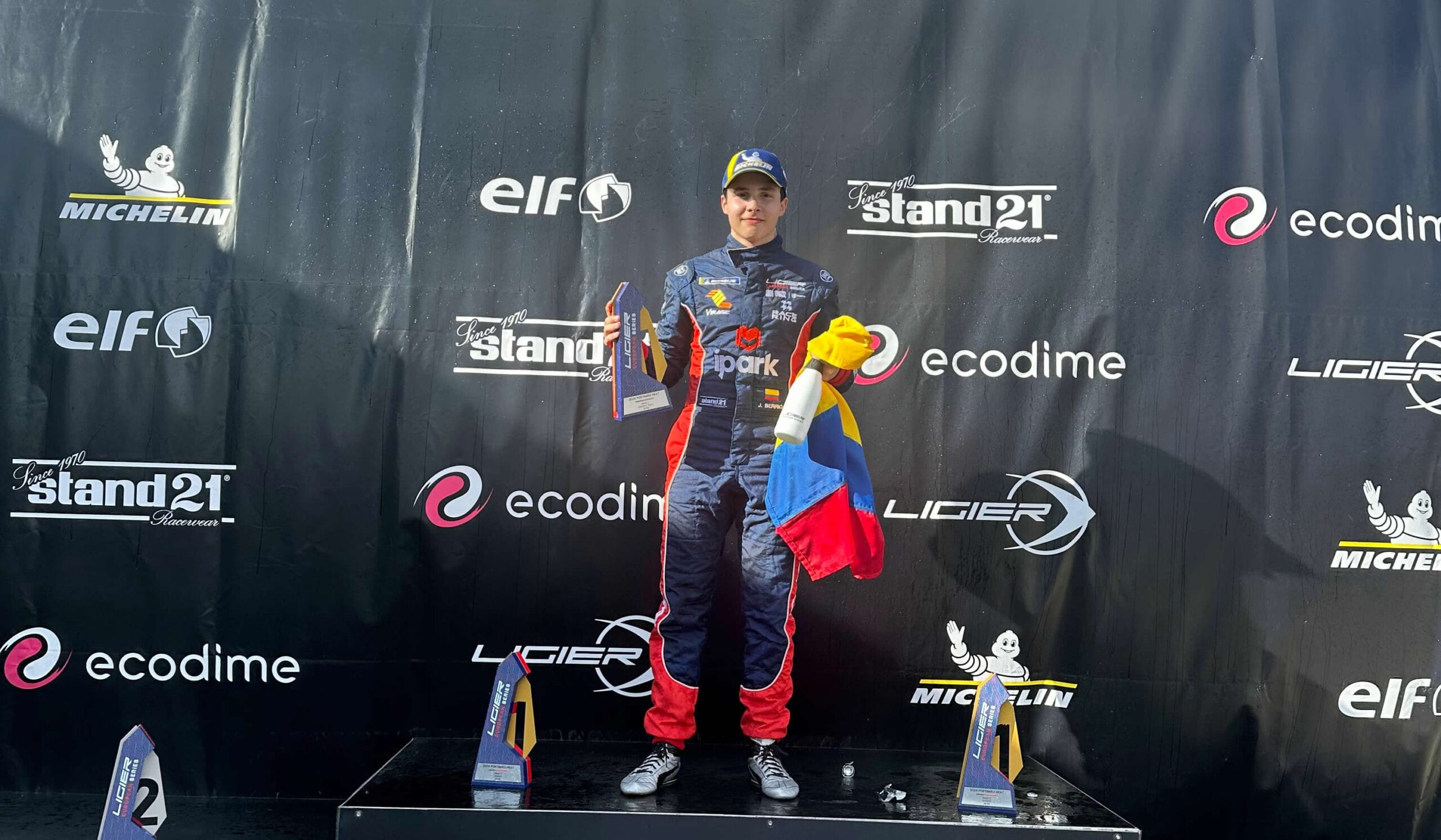 Lee más sobre el artículo Con un sólido triunfo cerró Jerónimo Berrío su participación enla temporada de la Ligier European Series