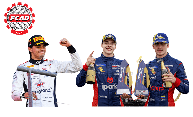 Lee más sobre el artículo Sebastián Montoya Piloto del Año FCAD 2024, Jerónimo Berrío y Pedro Juan Moreno, Pilotos Promesa